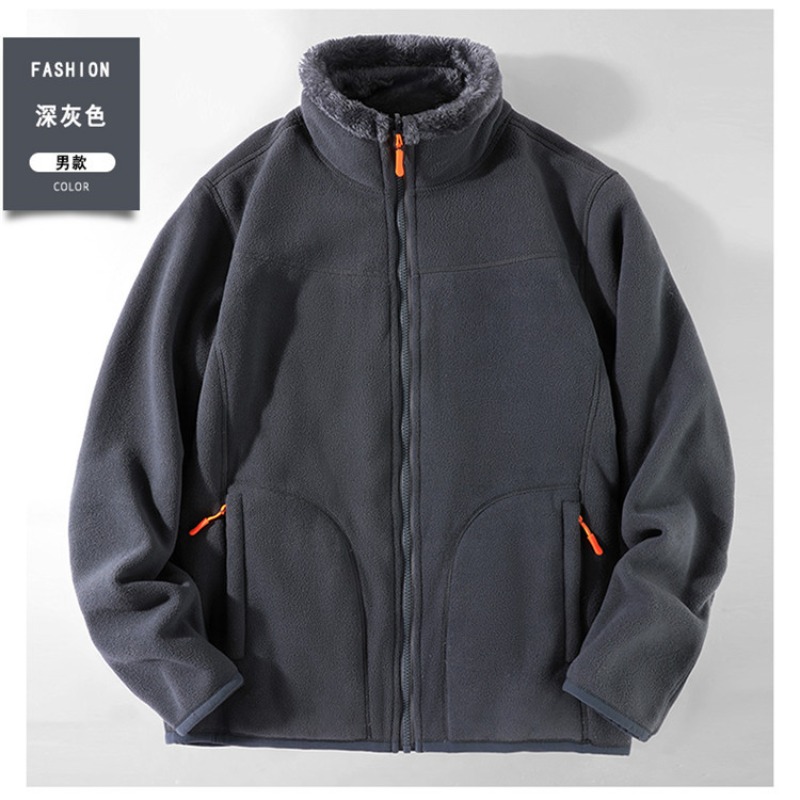 Sherpa Hoodie Fleece - Autumn Winter Fleece Sherpa Jacket Men's