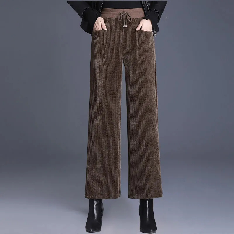 Autumn Winter Corduroy Wide Le - Corduroy Pant Warm recension och pris