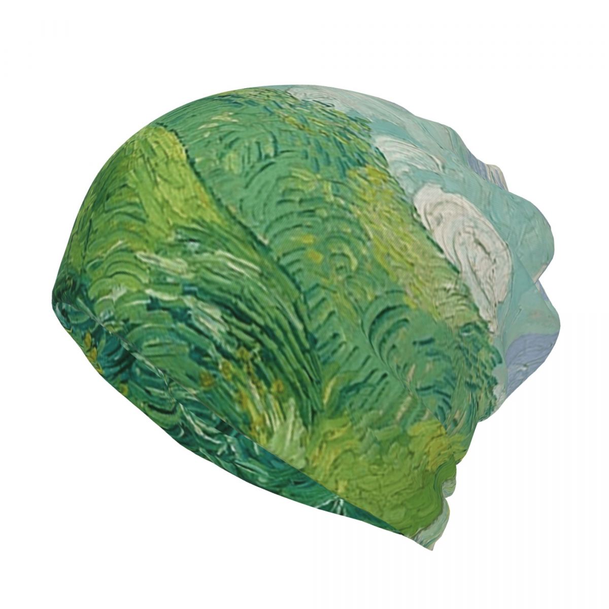Green Wheat Fields, Auvers, Vi - Knit Beanie Hat Warm recension och pris