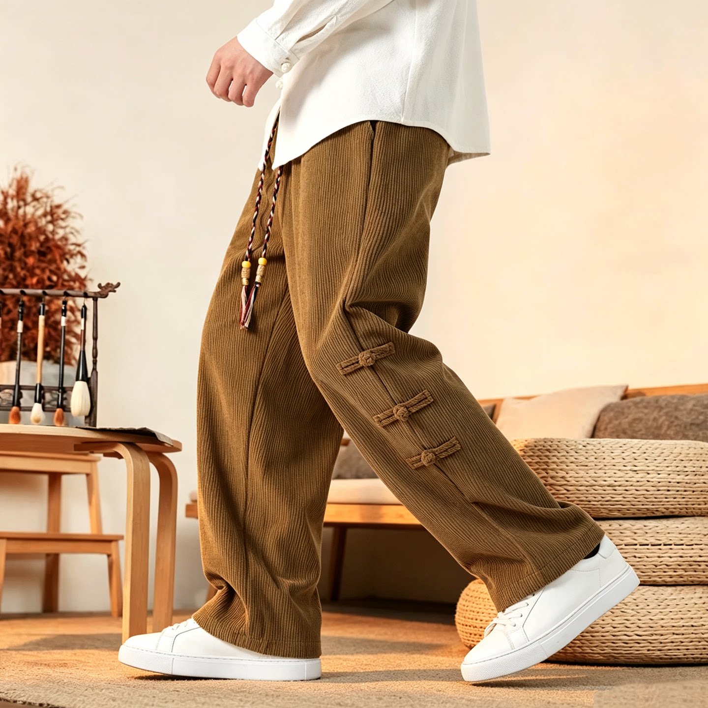 Pants Men Brand New Autumn War - Corduroy Pant Warm recension och pris