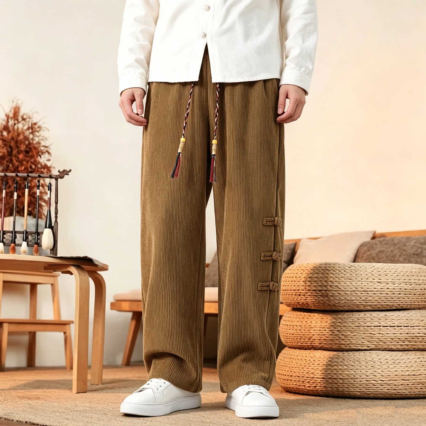 Pants Men Brand New Autumn War - Corduroy Pant Warm recension och pris