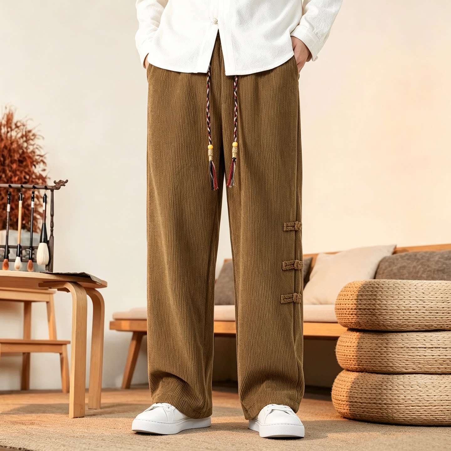 Pants Men Brand New Autumn War - Corduroy Pant Warm recension och pris